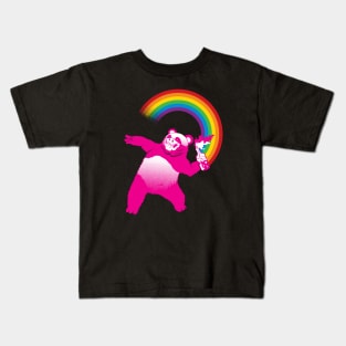 Panda Molotov Kids T-Shirt